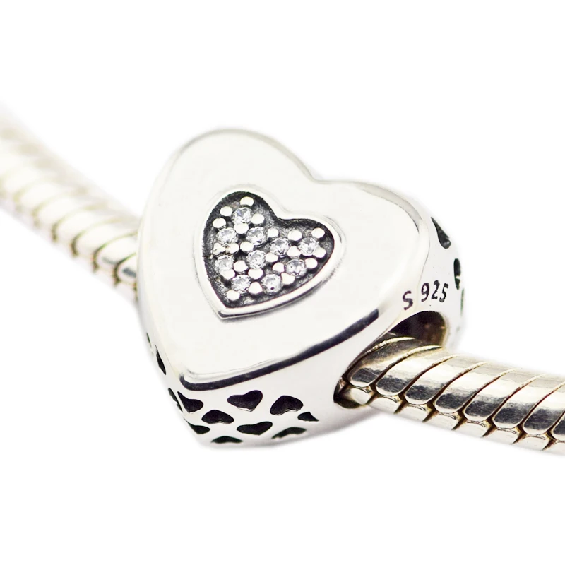 Clear CZ Signature Logo Heart Silver Beads for Women Bracelets DIY Beaded Silver 925 Jewelry Crystal Beads for Jewelry Making
Clear CZ Signature Logo Heart Silver Beads for Women Bracelets DIY Beaded Silver 925 Jewelry Crystal Beads for Jewelry Making