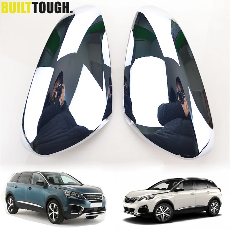 Mirror Rear Fog Light Frame Overlay Chrome Trims For 2018 Subaru Crosstrek XV