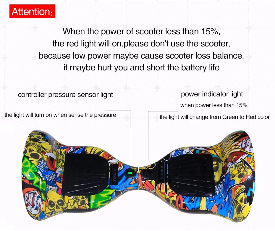 10inch Two Wheels Hoverboard or Electric Skateboard with Smart Balance UL2272 6 10inch Two Wheels Hoverboard or Electric Skateboard with Smart Balance UL2272 11