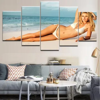 5 Pieces Modern HD Printing Maria Sharapova In Bikini Poster Landscape Wall Art For Home Decor Bedroom Room Painting Framework
5 Pieces Modern HD Printing Maria Sharapova In Bikini Poster Landscape Wall Art For Home Decor Bedroom Room Painting Framework