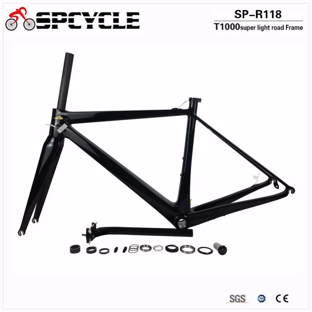 

Spcycle T1000 Carbon Racing Frames,Full Monocoque Road Bicycle Frames,Super Light Cycling Carbon Road Framesets BSA model