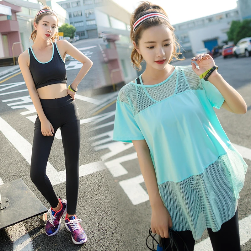 3 Pieces Solid High Quality Fitness Women Yoga Bra & Pants & Hollow Smock Gym Clothes Sport Wear Outdoor Jogging 
3 Pieces Solid High Quality Fitness Women Yoga Bra & Pants & Hollow Smock Gym Clothes Sport Wear Outdoor Jogging