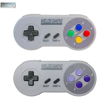 2019 NEW Wireless Gamepads 2.4GHZ Joypad Joystick Controller for SNES Super Nintendo Classic MINI Console remote Accessories
2019 NEW Wireless Gamepads 2.4GHZ Joypad Joystick Controller for SNES Super Nintendo Classic MINI Console remote Accessories