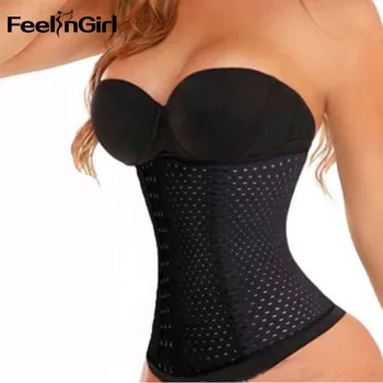 FeelinGirl Summer Breathable 6 Hooks Waist Trainer Trimer Tummy Girdle Belt Waist Corset Cincher Shaper wear Slimming Corset B
FeelinGirl Summer Breathable 6 Hooks Waist Trainer Trimer Tummy Girdle Belt Waist Corset Cincher Shaper wear Slimming Corset B