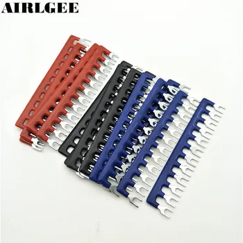 15 Pcs Fork Type 12 Postions Terminal Strip Jumper Red+Black+Blue 400V 15A Free shipping
15 Pcs Fork Type 12 Postions Terminal Strip Jumper Red+Black+Blue 400V 15A Free shipping