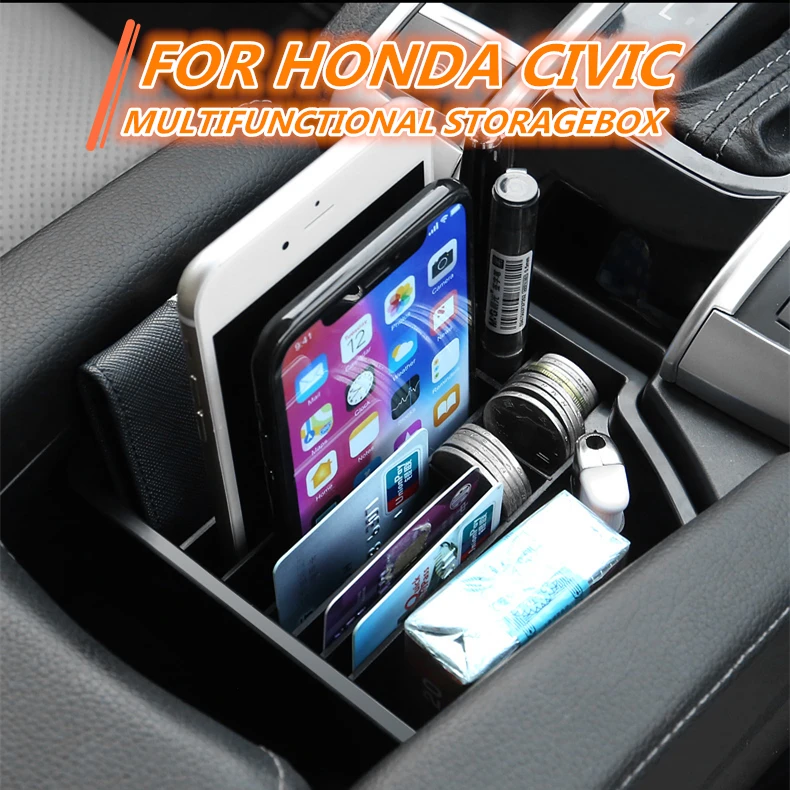 2019 Car Central Console Armrest Storage Box Tray Organizer For Honda 10th Civic 2016 2017 2018 Car Styling Accessories ABS
2019 Car Central Console Armrest Storage Box Tray Organizer For Honda 10th Civic 2016 2017 2018 Car Styling Accessories ABS