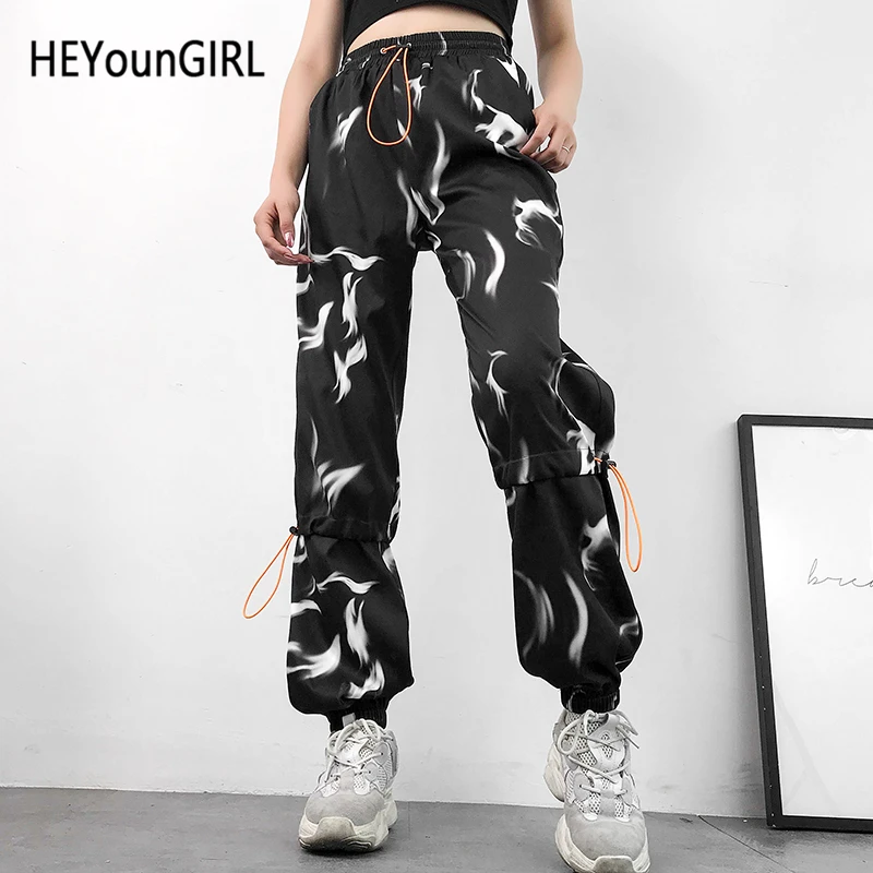 HEYounGIRL Bloom Printed Casual Harajuku Sweatpants Women Casual Black Ladies Trousers Elastic High Waist Joggers Hip Hop Summer
HEYounGIRL Bloom Printed Casual Harajuku Sweatpants Women Casual Black Ladies Trousers Elastic High Waist Joggers Hip Hop Summer