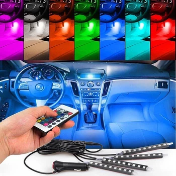 Universal 12V LED Car Charge Colorful Interior Floor Decorative Atmosphere Lamp Light Set Car Accessories
Universal 12V LED Car Charge Colorful Interior Floor Decorative Atmosphere Lamp Light Set Car Accessories