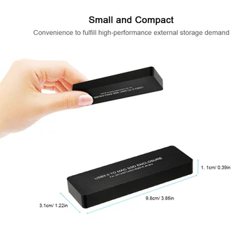 SSD Enclosure USB 3.0 to SSD Adapter with Case SSD Reader for Macbook Air Pro Retina for Macbook (2013 2014 2015 2016)
SSD Enclosure USB 3.0 to SSD Adapter with Case SSD Reader for Macbook Air Pro Retina for Macbook (2013 2014 2015 2016)