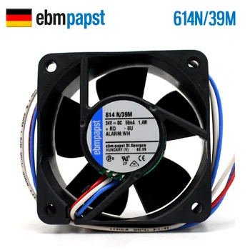NEW ebmpapst PAPST 614N/39M 24V 6025 0.058A 6CM cooling fan