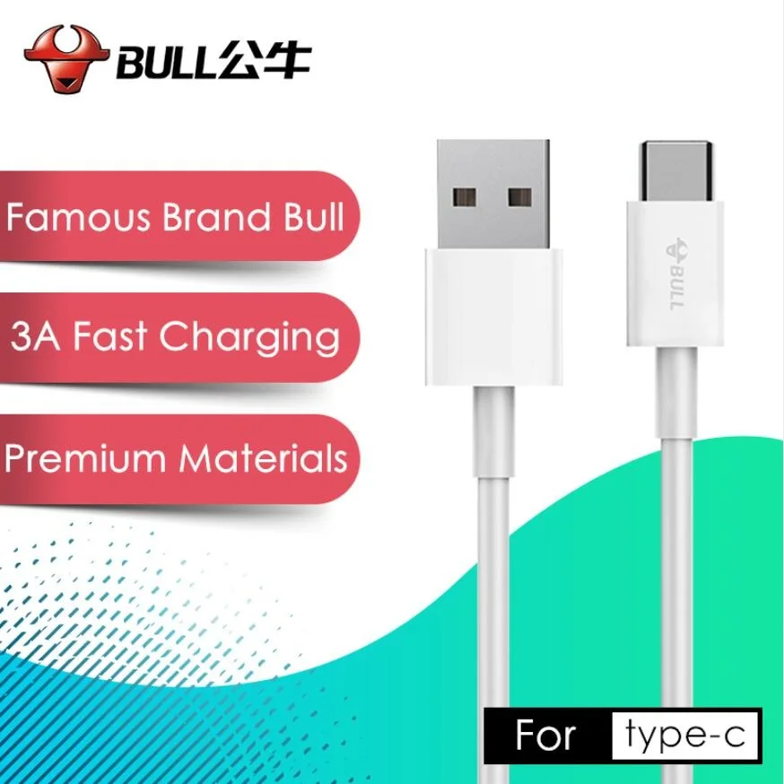 BULL Type C USB Cable For Oneplus 6T USB Cable to Type C Fast Charge Data Cable for Xiaomi Redmi Huawei Switch USB-C
BULL Type C USB Cable For Oneplus 6T USB Cable to Type C Fast Charge Data Cable for Xiaomi Redmi Huawei Switch USB-C
