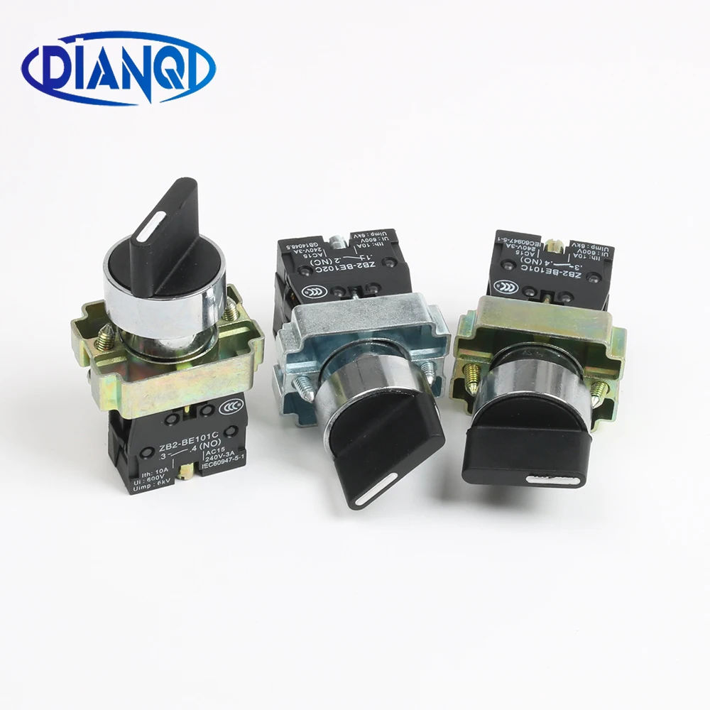 XB2-BD21 BD25 BD33 BD53 BD73 1NO/2NO/1NO1NC 2/3 position Momentary/self-Reset Latching/self-locking selector push button switch
XB2-BD21 BD25 BD33 BD53 BD73 1NO/2NO/1NO1NC 2/3 position Momentary/self-Reset Latching/self-locking selector push button switch