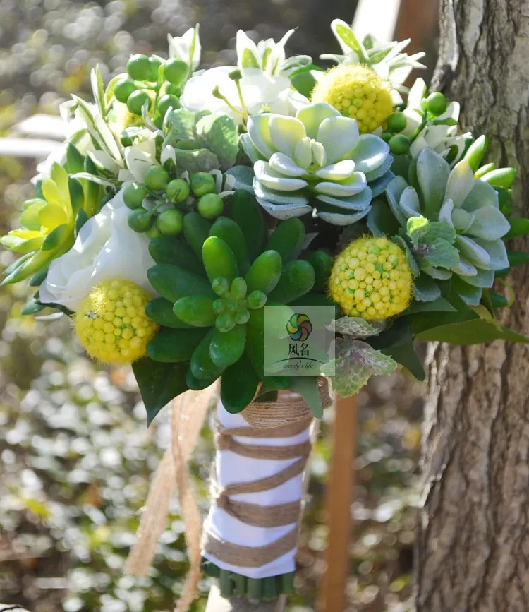 High Quality Wedding Bridal Bridesmaid Bouquet Handmade Green Flower Artificial Flowers Yellow Fruit Wedding Supplies Home Decor
High Quality Wedding Bridal Bridesmaid Bouquet Handmade Green Flower Artificial Flowers Yellow Fruit Wedding Supplies Home Decor