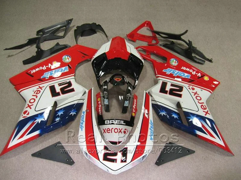 Лидер продаж комплект обтекателей для поездок на мотоцикле Ducati 848 1098 1198 07 08 09 10 11 темно-синий белый красный обтекатели комплект 848 1198 2007-2011 HZ38
Лидер продаж комплект обтекателей для поездок на мотоцикле Ducati 848 1098 1198 07 08 09 10 11 темно-синий белый красный обтекатели комплект 848 1198 2007-2011 HZ38