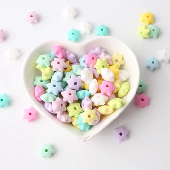 Let's Make Silicone Beads 20PCS Little Star Teething Accessories DIY Necklace Pacifier Chain Shower Gift Silicone Baby Teether
Let's Make Silicone Beads 20PCS Little Star Teething Accessories DIY Necklace Pacifier Chain Shower Gift Silicone Baby Teether
