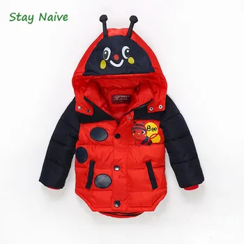 2018 new fall and winter children down cotton boy / girl winter coat jacket