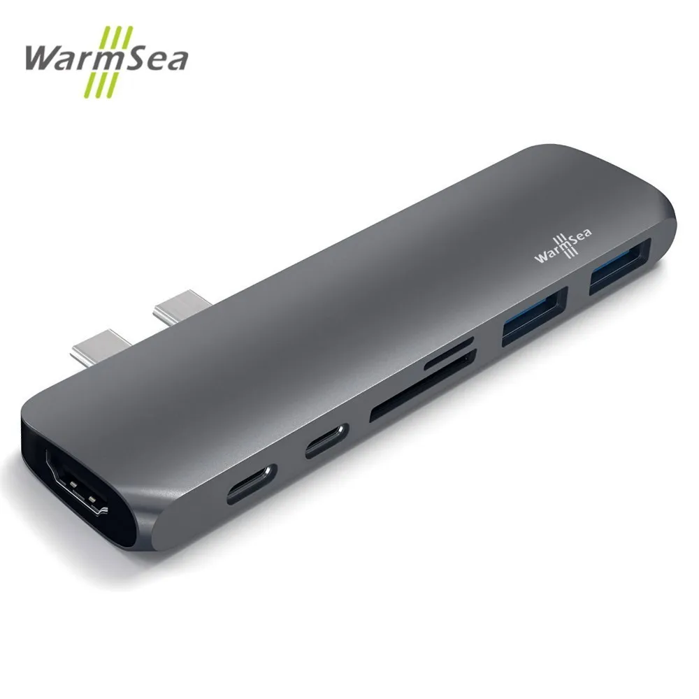 USB C HUB Type C Adapter HDMI 4K Thunderbolt 3 Splitter USB-C Dock With USB 3.0 TF SD Reader PD RJ45 For MacBook Pro Air 2018
USB C HUB Type C Adapter HDMI 4K Thunderbolt 3 Splitter USB-C Dock With USB 3.0 TF SD Reader PD RJ45 For MacBook Pro Air 2018