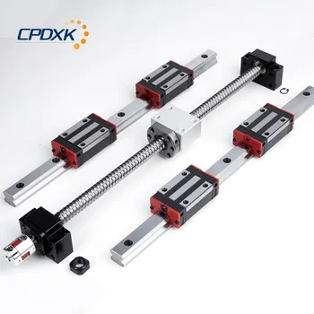 6sets HGR20- 400/700/1000mm Linear guide rail + SFU1605- 400/700/1000mm ballscrew + BK12/BF12 + Nut housing +coupler CNC parts
6sets HGR20- 400/700/1000mm Linear guide rail + SFU1605- 400/700/1000mm ballscrew + BK12/BF12 + Nut housing +coupler CNC parts