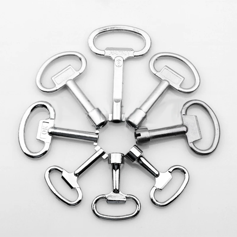1Pcs Zinc alloy Multifunction Electric Cabinet keys Universal Trash Bin Key Metro Trains Triangle Key Lock Elevator Door Key
1Pcs Zinc alloy Multifunction Electric Cabinet keys Universal Trash Bin Key Metro Trains Triangle Key Lock Elevator Door Key