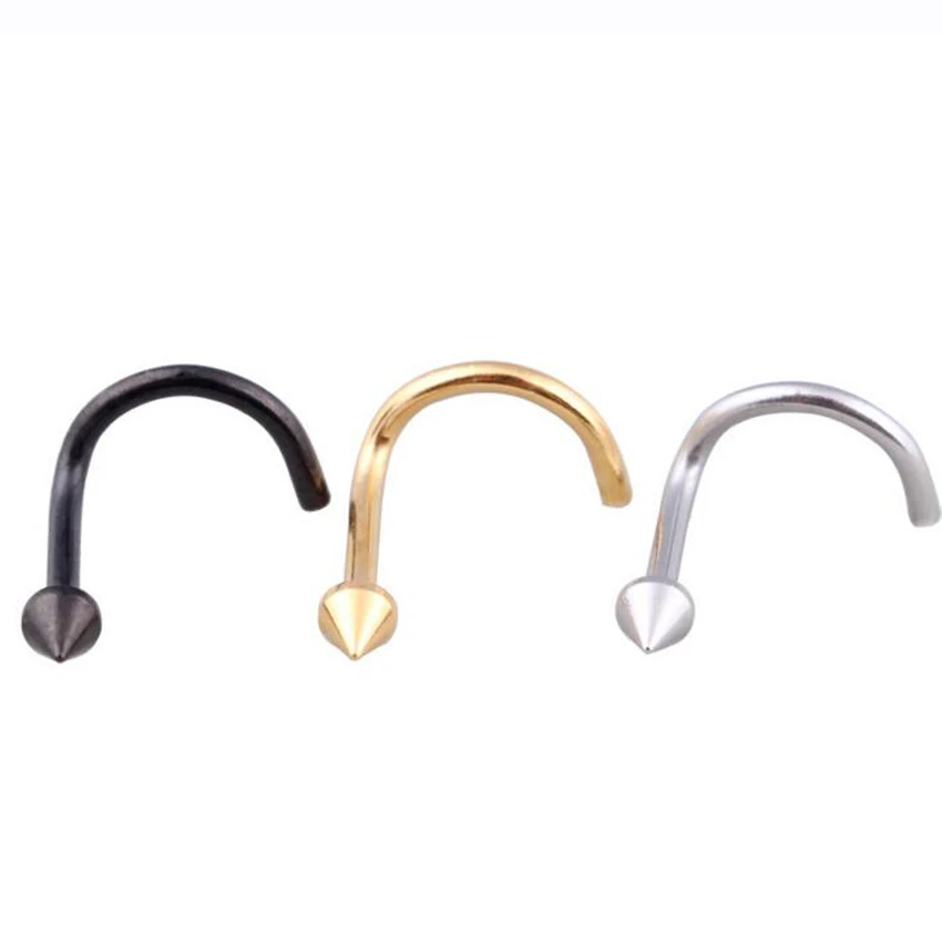1 Piece Free shippin Gold Ball Spike Twist Screw Nose Ring Hoop Star Nose Rings Body Piercing Jewelry Stainless Steel
1 Piece Free shippin Gold Ball Spike Twist Screw Nose Ring Hoop Star Nose Rings Body Piercing Jewelry Stainless Steel