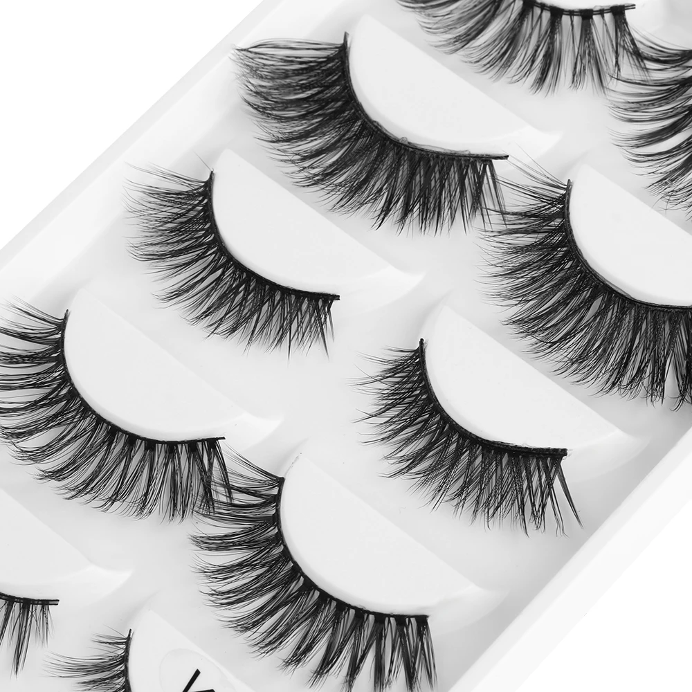 Mixed Style 5 Pairs Natural 3D Mink Hair False Eyelashes Handmade Wispy Cross Long Lashes Big Eyes Makeup Extension Tools
Mixed Style 5 Pairs Natural 3D Mink Hair False Eyelashes Handmade Wispy Cross Long Lashes Big Eyes Makeup Extension Tools