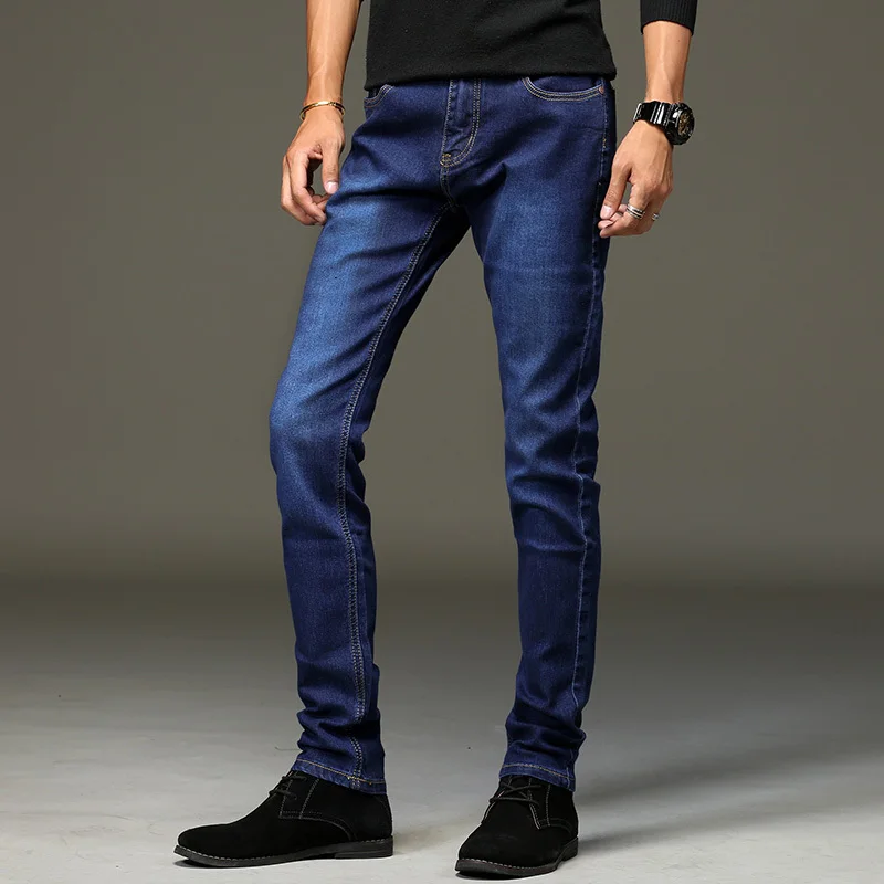2019 summer new Korean version of thin slim men's jeans trend small feet hole 9 points Blue streetwear Japan Style
2019 summer new Korean version of thin slim men's jeans trend small feet hole 9 points Blue streetwear Japan Style