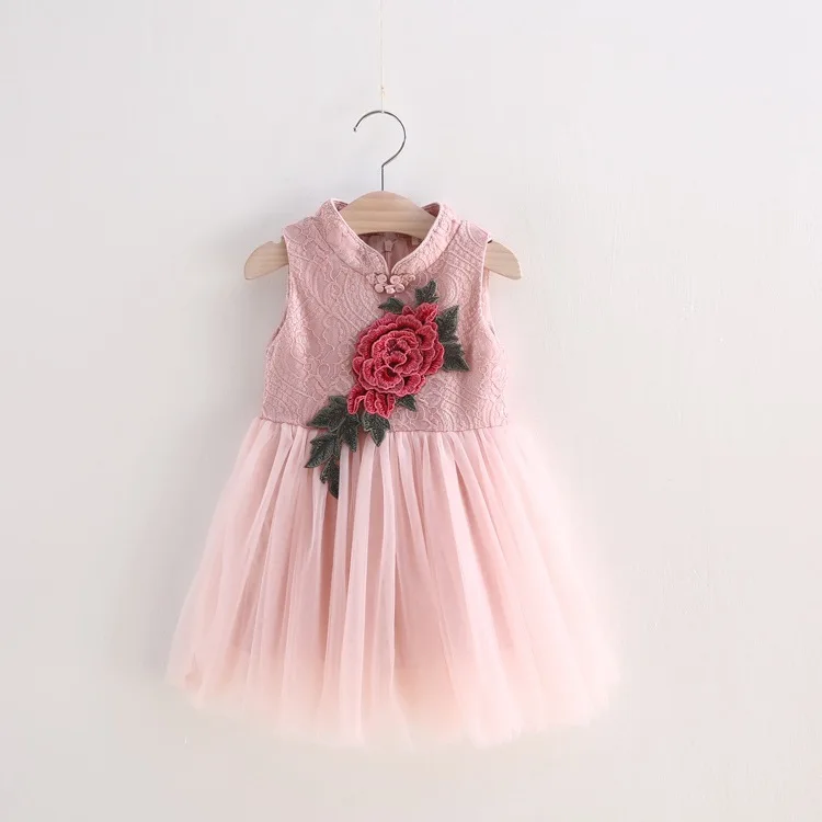 Children's Dress 2019 Summer New Girls Flower Sleeveless Cheongsam Gauze Dress Chinese wind 2-6 year R1352
Children's Dress 2019 Summer New Girls Flower Sleeveless Cheongsam Gauze Dress Chinese wind 2-6 year R1352