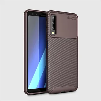 Premium Carbon Fiber Protecitve Phone Cover Case For Samsung Galaxy A7 2018 A750 Slim Soft TPU Back Anti-Skid Case Coque
Premium Carbon Fiber Protecitve Phone Cover Case For Samsung Galaxy A7 2018 A750 Slim Soft TPU Back Anti-Skid Case Coque
