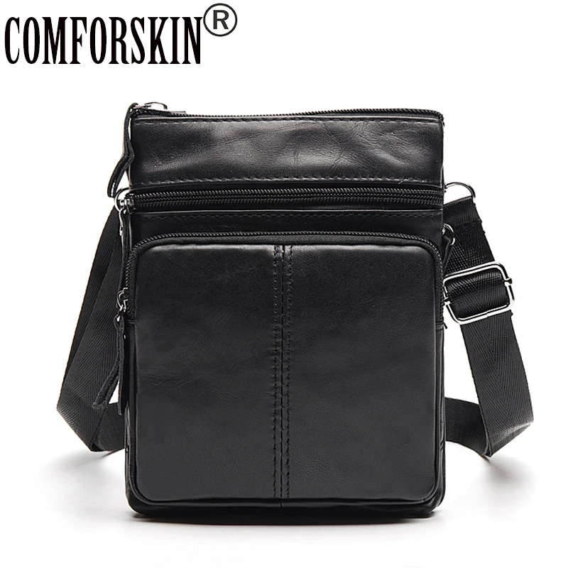 COMFORSKIN Premium 100% Cowhide Leather Large Capacity Men Messenger Bags New Arrivals Vintage Men Leather Bags Bolsa Masculina
COMFORSKIN Premium 100% Cowhide Leather Large Capacity Men Messenger Bags New Arrivals Vintage Men Leather Bags Bolsa Masculina