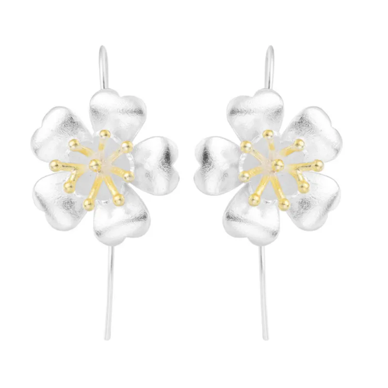Female fashion silver jewelry gold color flower blooming flowers long section of the original brand earrings earrings crafts
Female fashion silver jewelry gold color flower blooming flowers long section of the original brand earrings earrings crafts
