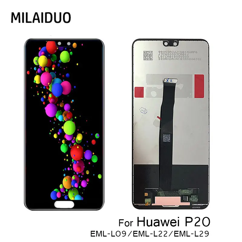 For Huawei P20 LCD Display Touch Screen Digitizer Assembly for Huawei EML-L09 EML-L22 EML-L29 EML-AL00 LCD Screen Replacement
For Huawei P20 LCD Display Touch Screen Digitizer Assembly for Huawei EML-L09 EML-L22 EML-L29 EML-AL00 LCD Screen Replacement
