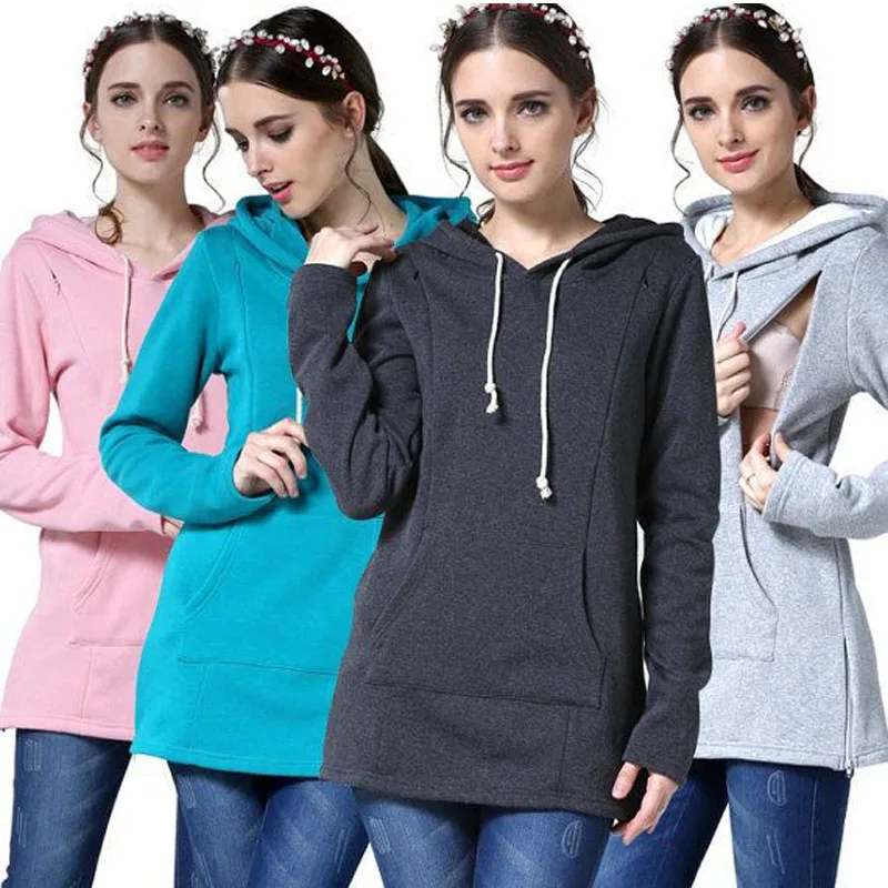 Plus Size Pregnancy Nursing Long Sleeves Maternity Clothes Hooded Breastfeeding Tops Patchwork T-shirt for Pregnant Women
Plus Size Pregnancy Nursing Long Sleeves Maternity Clothes Hooded Breastfeeding Tops Patchwork T-shirt for Pregnant Women