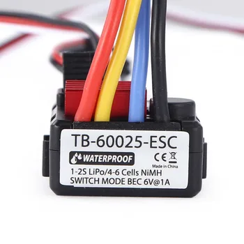 TB-60025-ESC 60A Waterproof ESC Brushed Electronic Speed Controller ESC For 1:10 RC Car
TB-60025-ESC 60A Waterproof ESC Brushed Electronic Speed Controller ESC For 1:10 RC Car