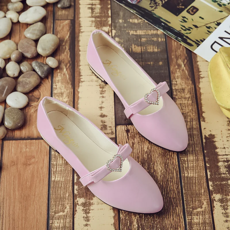 2018 Cute Women Flat Shoes Casual Shallow Slip On Loafers Female Bowknot Rhinestone Ballerina Lolita Shoes Woman Ballet Flats
2018 Cute Women Flat Shoes Casual Shallow Slip On Loafers Female Bowknot Rhinestone Ballerina Lolita Shoes Woman Ballet Flats