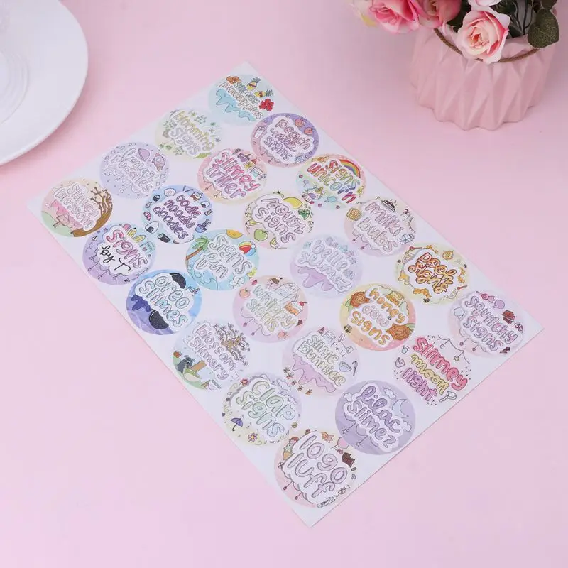 24pcs Cartoon Slime Containers Sticker Storage Box Sticker Slime Supplies DIY Accessories
24pcs Cartoon Slime Containers Sticker Storage Box Sticker Slime Supplies DIY Accessories