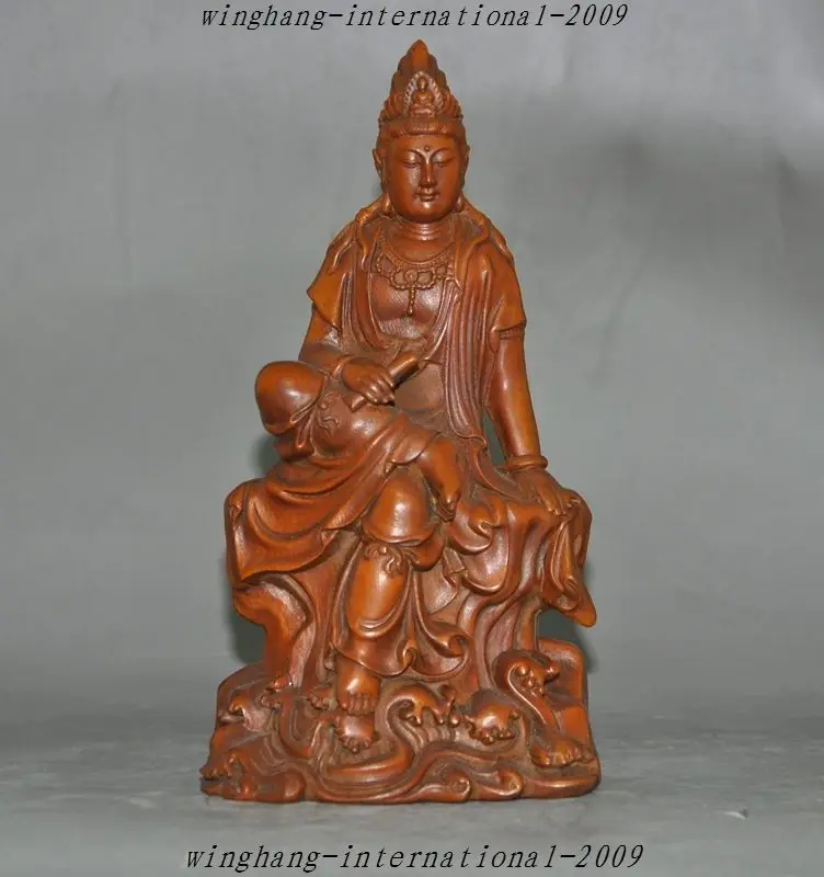 christmas Old Chinese Buddhism Temple Boxwood Hand-Carved Goddess Kwan-yin Guanyin Statue halloween
christmas Old Chinese Buddhism Temple Boxwood Hand-Carved Goddess Kwan-yin Guanyin Statue halloween