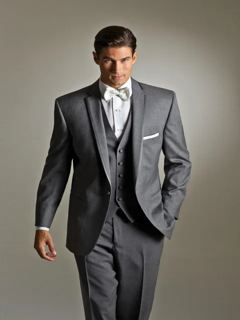 Classic gray handsome men's suit 2018 hot sale custom business to work formal suit wedding ball gown suit (coat + pants + vest).
Classic gray handsome men's suit 2018 hot sale custom business to work formal suit wedding ball gown suit (coat + pants + vest).