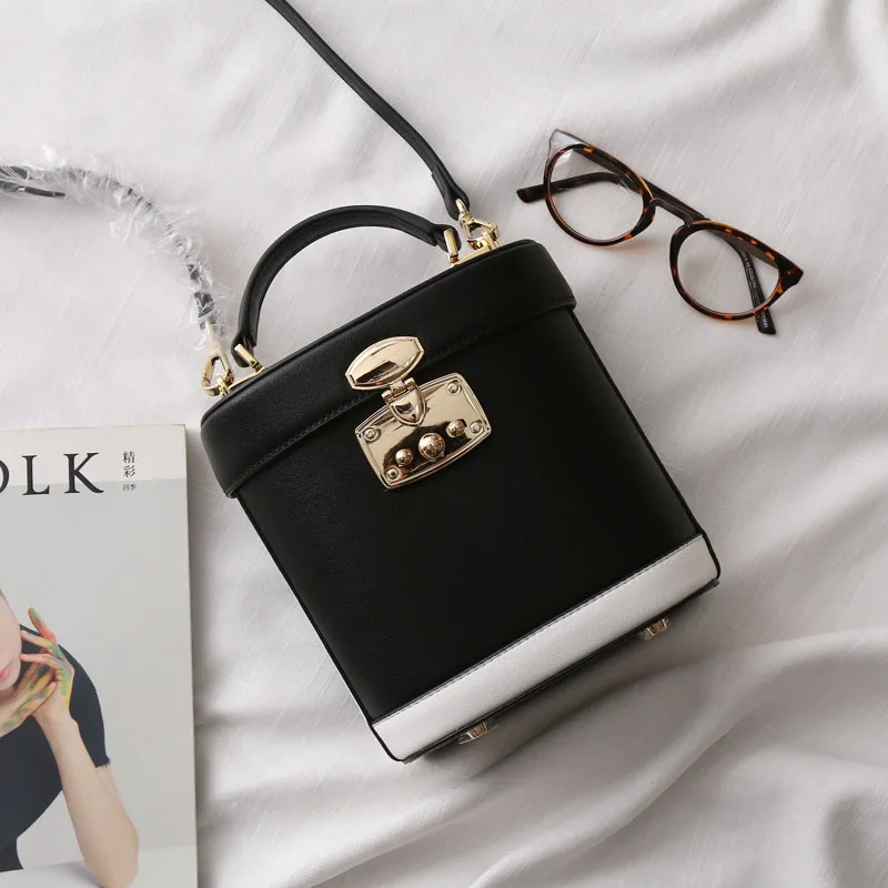WOONAM Genuine Calf Leather Bag Women Fashion Mini Hard Zippy Bucket Satchel Top Handle Cross-body Bag WB530
WOONAM Genuine Calf Leather Bag Women Fashion Mini Hard Zippy Bucket Satchel Top Handle Cross-body Bag WB530