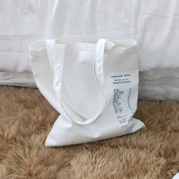 Casual Canvas Shopping Bag Women Female Eco Reusable Foldable Shoulder Bag Handbag
Casual Canvas Shopping Bag Women Female Eco Reusable Foldable Shoulder Bag Handbag