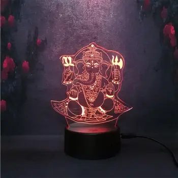 Cartoon Elephant Buddha Crative Shape Lamp 3D LED Night Light Illusion Multicolor Table Desk Lamp Child New Year Christmas Gift
Cartoon Elephant Buddha Crative Shape Lamp 3D LED Night Light Illusion Multicolor Table Desk Lamp Child New Year Christmas Gift