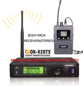 Wireless Monitor System In-Ear Stereo Wireless earphones Transmitter 820TX Receiver 5200R Set For on stage monitor
Wireless Monitor System In-Ear Stereo Wireless earphones Transmitter 820TX Receiver 5200R Set For on stage monitor