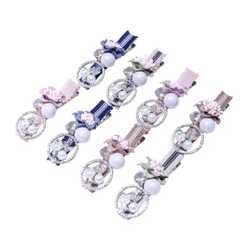 Hair Clips for Women Girls Hair Accessory Rhinestone Pearl Hairpin Flower Aligator Clip Clamp Pins Lined Decorative Barrette 6cm
Hair Clips for Women Girls Hair Accessory Rhinestone Pearl Hairpin Flower Aligator Clip Clamp Pins Lined Decorative Barrette 6cm