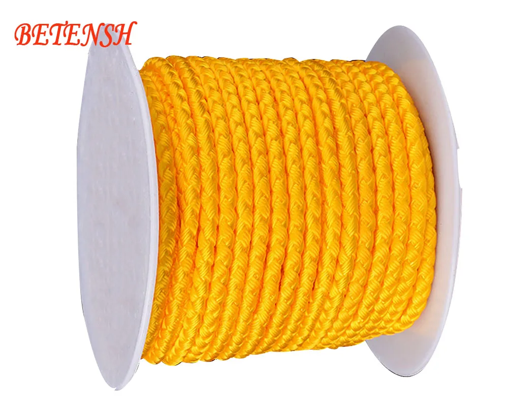 3mm Golden Yellow Dragon Squama Braid Nylon Cord+17m/roll Jewelry Accessories Thread Macrame Rope Bracelet String Cord
3mm Golden Yellow Dragon Squama Braid Nylon Cord+17m/roll Jewelry Accessories Thread Macrame Rope Bracelet String Cord