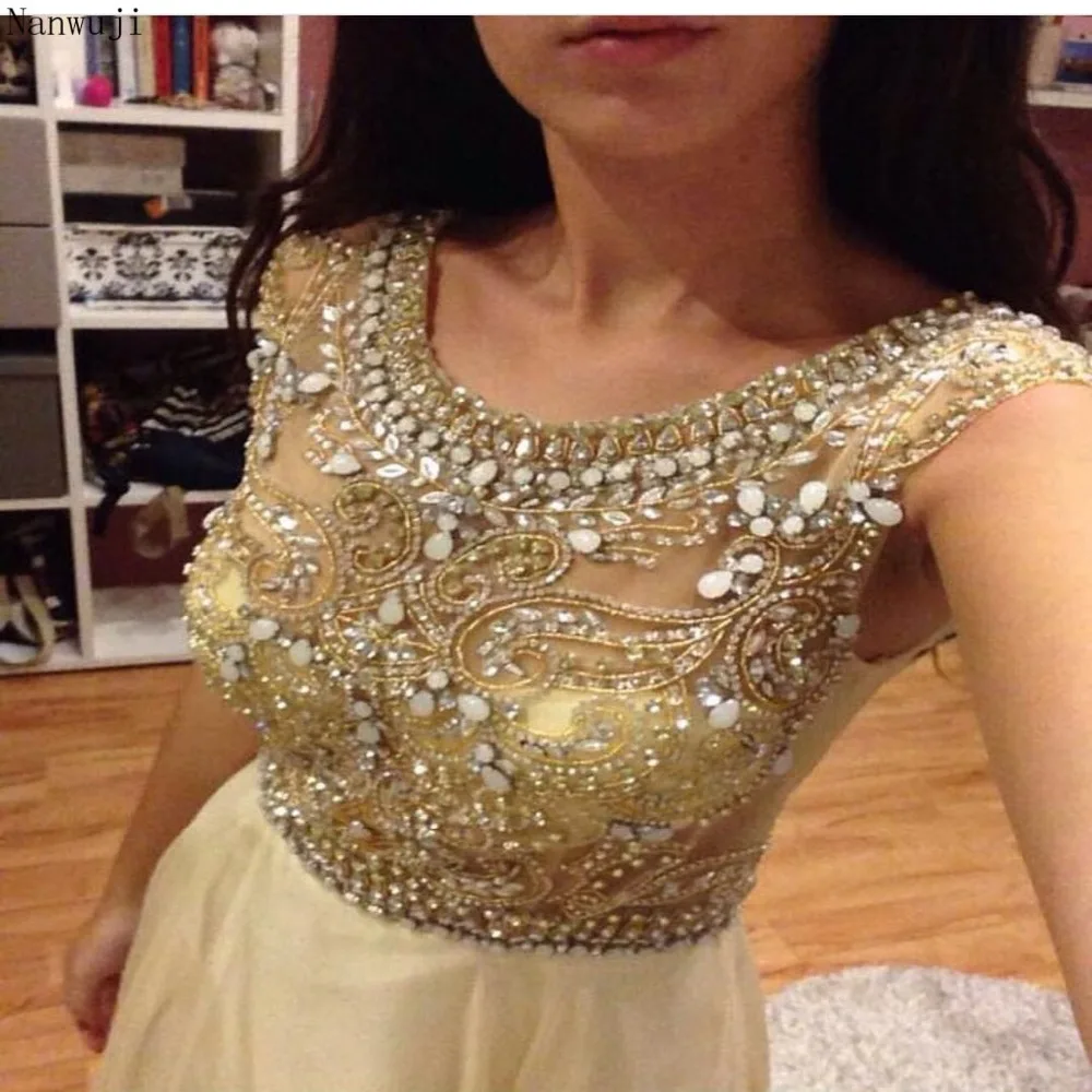 In Stock Real Photo Formal Gown See Through Back Beading Handwork Chiffon Prom Long Evening Dresses Champagne And White ED20057
In Stock Real Photo Formal Gown See Through Back Beading Handwork Chiffon Prom Long Evening Dresses Champagne And White ED20057