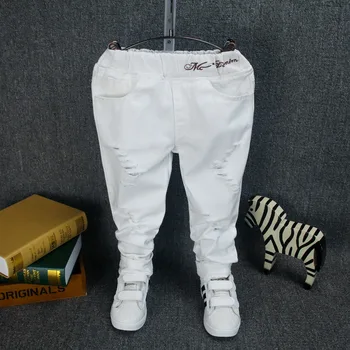 Boys girls clothing baby boys spring jeans cotton baby's pants toddler kids white trousers children's harem pants autumn cloth
Boys girls clothing baby boys spring jeans cotton baby's pants toddler kids white trousers children's harem pants autumn cloth