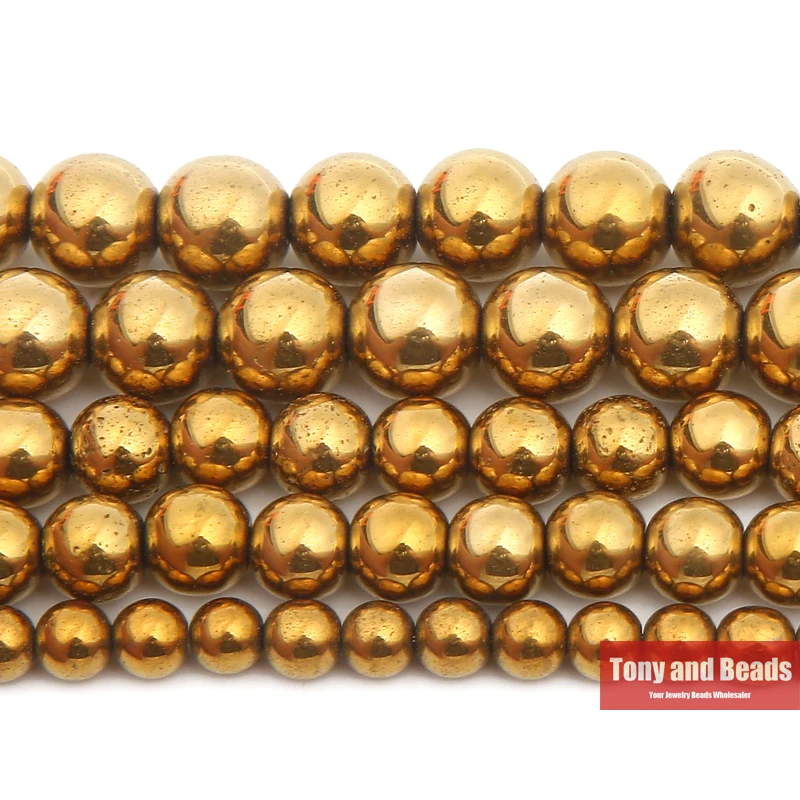 Free Shipping Natural Stone Gold Hematite Shamballas Beads 4 6 8 10 MM 15" Per Strand Pick Size For Jewelry Making
Free Shipping Natural Stone Gold Hematite Shamballas Beads 4 6 8 10 MM 15" Per Strand Pick Size For Jewelry Making
