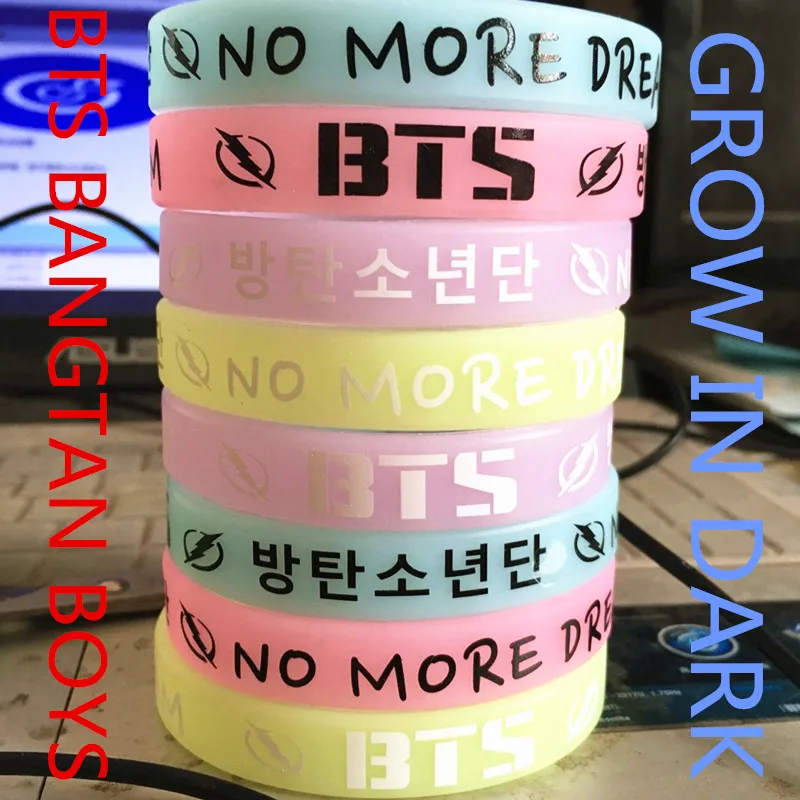 2019 New BTS Bangtan Boys Bulletproof Boys Luminous 4 Color Silicone Bracelet Wrist Strap
2019 New BTS Bangtan Boys Bulletproof Boys Luminous 4 Color Silicone Bracelet Wrist Strap