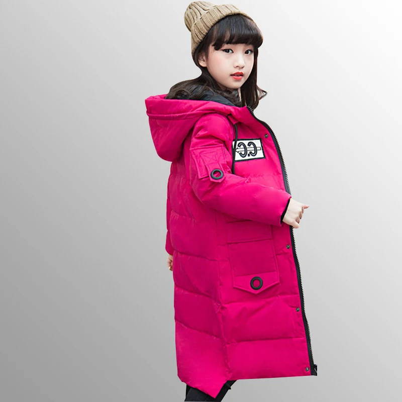 Teenage Girls Winter Coat Children's Parkas Winter Down Jackets 2018 Hood Kids Long Clothes Down Outerwear for 6 8 12 14 Years
Teenage Girls Winter Coat Children's Parkas Winter Down Jackets 2018 Hood Kids Long Clothes Down Outerwear for 6 8 12 14 Years