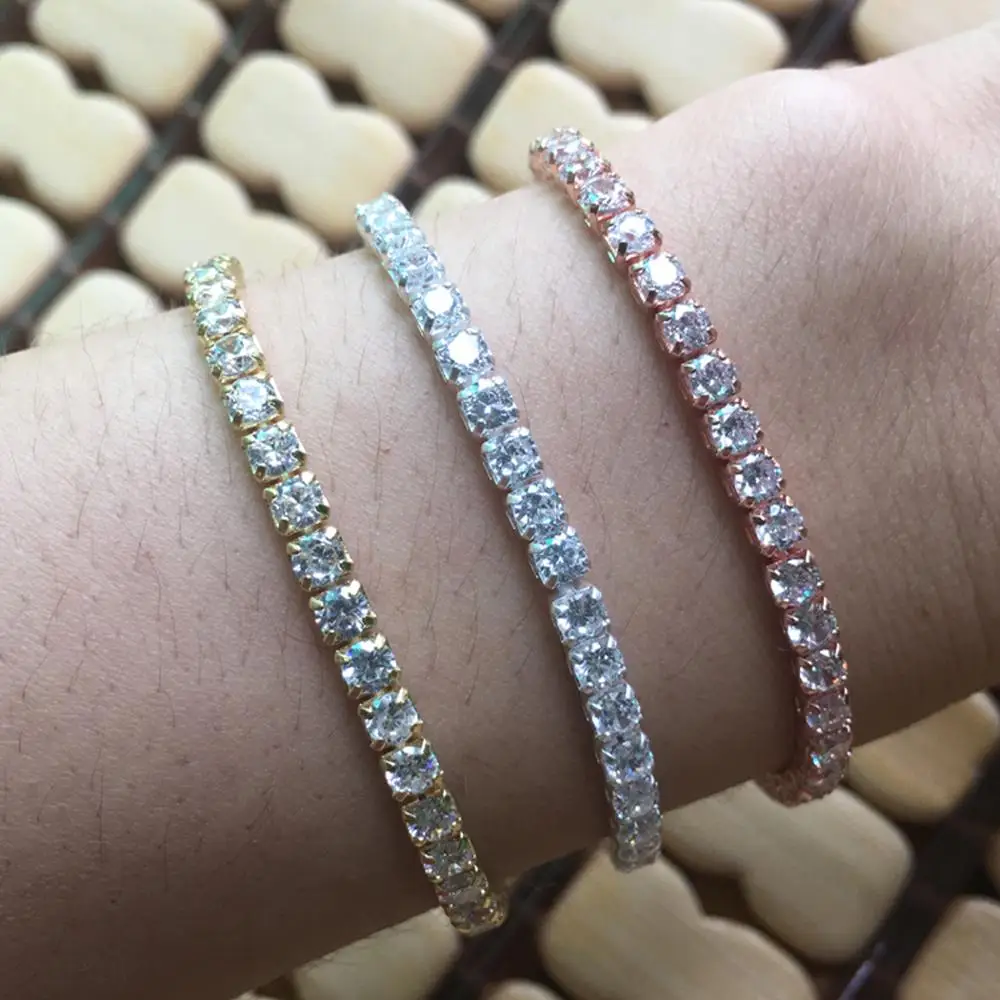 Tennis088 100% Real Sterling Silver Sparkling 5A Cubic Zircon Tennis Bracelet Women Link CZ Tennis Bracelet 925 Silver Jewelry
Tennis088 100% Real Sterling Silver Sparkling 5A Cubic Zircon Tennis Bracelet Women Link CZ Tennis Bracelet 925 Silver Jewelry