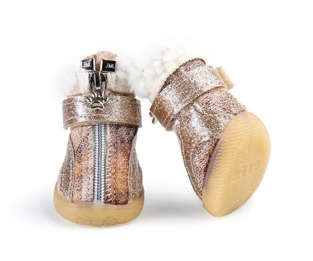 Bling Winter Dog Shoes Thick Fur Anti-slip Pet Shoes For Small Dogs Warm Snow Boots Teddy Poodle
Bling Winter Dog Shoes Thick Fur Anti-slip Pet Shoes For Small Dogs Warm Snow Boots Teddy Poodle